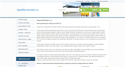 Desktop Screenshot of lepidla-tesneni.cz